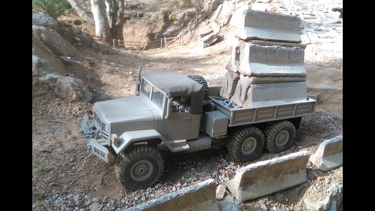 WPL Rc Military Truck Realistic Load Test Limits