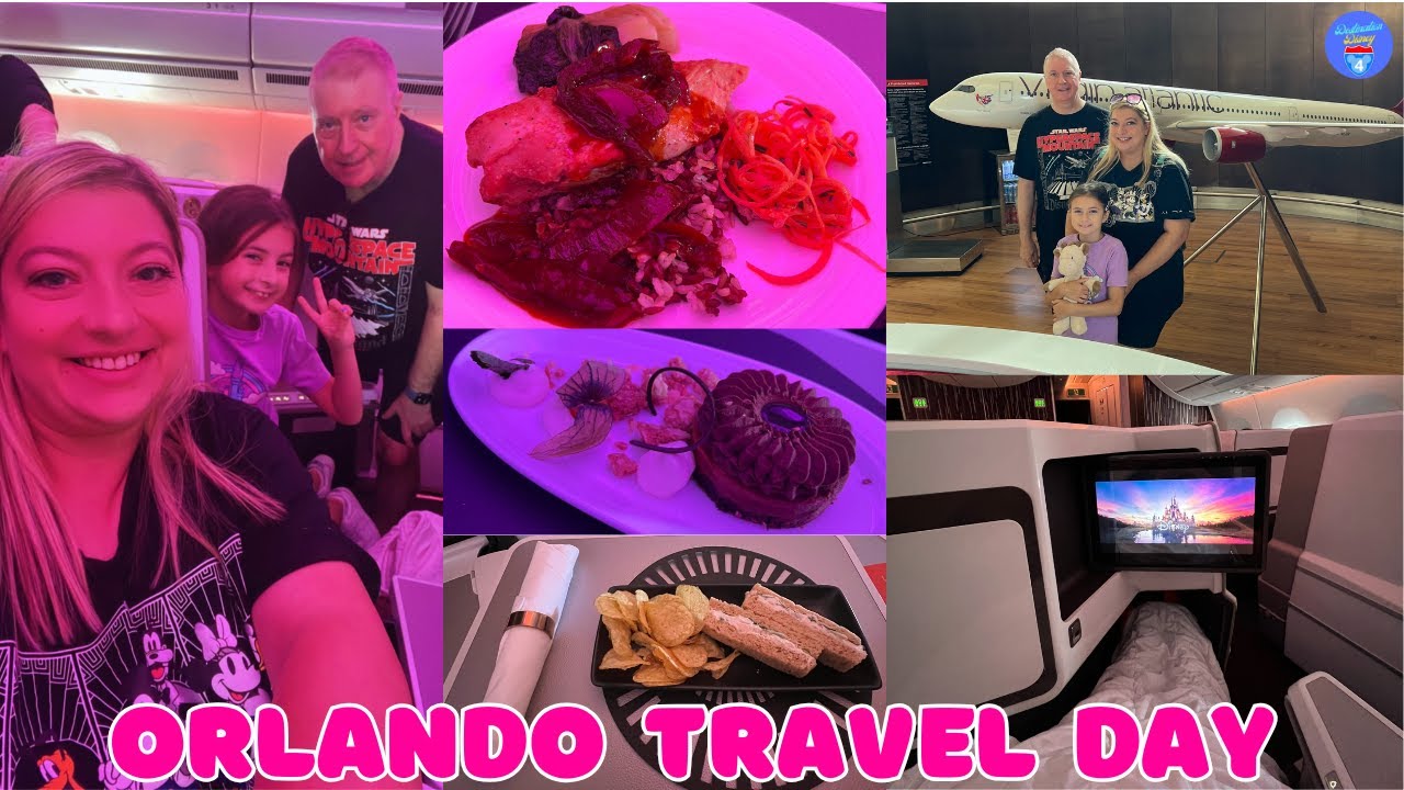 Virgin Atlantic Upper Class l Orlando Travel Day to Walt Disney World l Florida August 2025