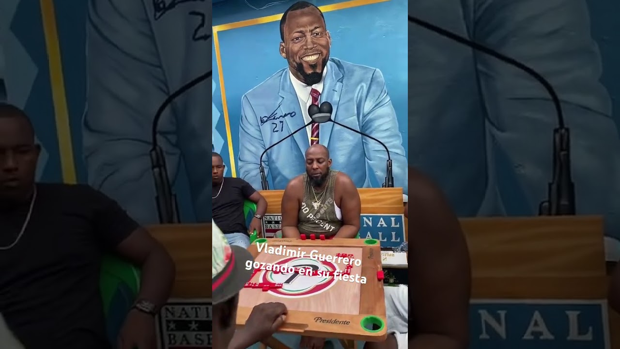 Vladimir Guerrero gozando en su fiesta🔥😍😍
