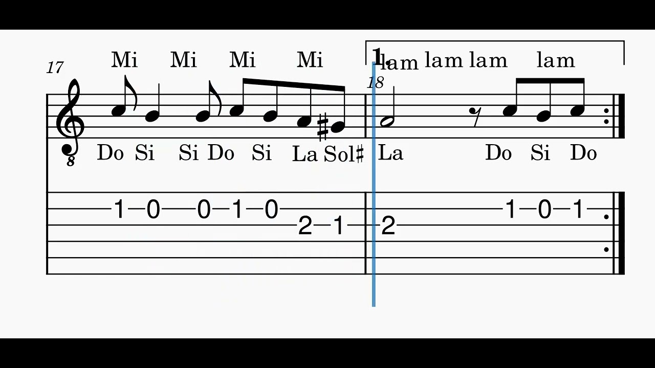 Sebastopol, canción de tuna (video partitura)