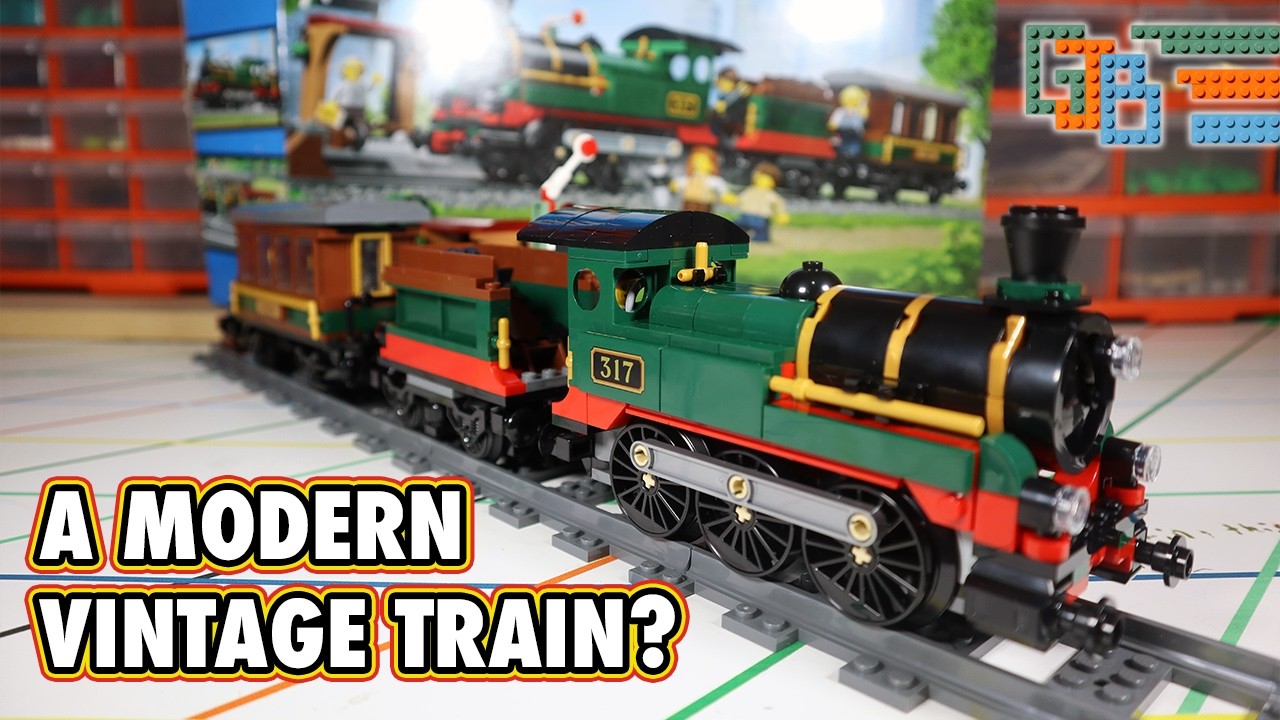 New! LEGO City Vintage Steam Train (60511) Review