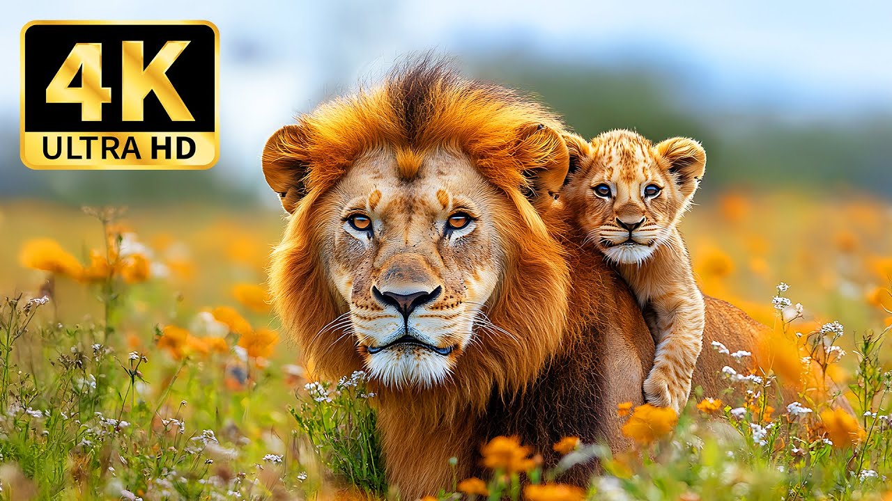 Amazing Wildlife Moments 4K – Journey to Explore Natural Wonders with soothing relaxing music