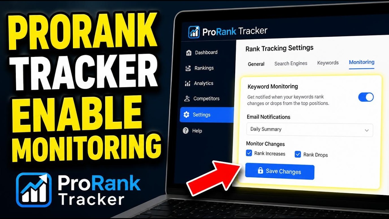 How to enable keyword monitoring with ProRank Tracker - Easy Tutorial