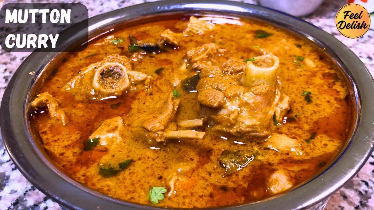 Mutton Curry Recipe / Simple and tasty mutton gravy recipe