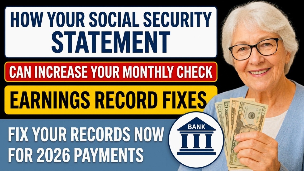 How Your Social Security Statement Can Increase Your Monthly Check in 2026   Earnings Record Fixes?