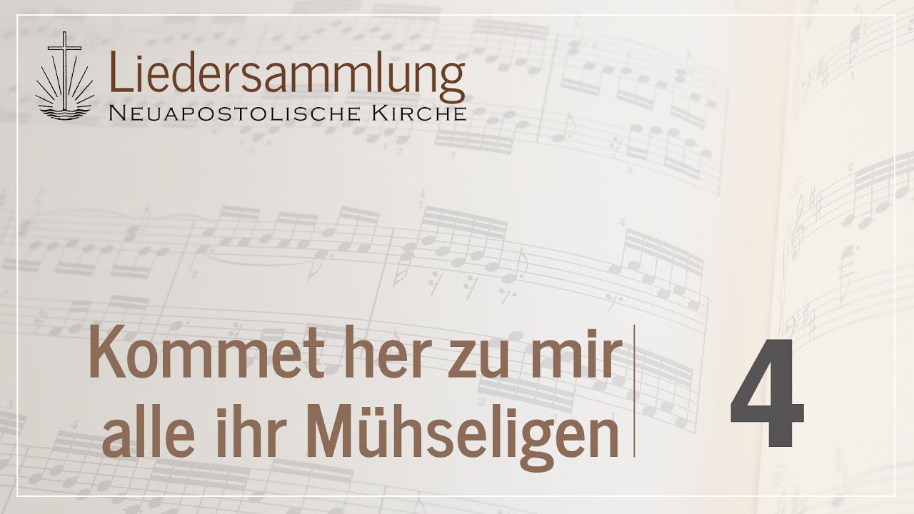 🎵 Alte Chormappe🎵 CM 4 - Kommet her zu mir