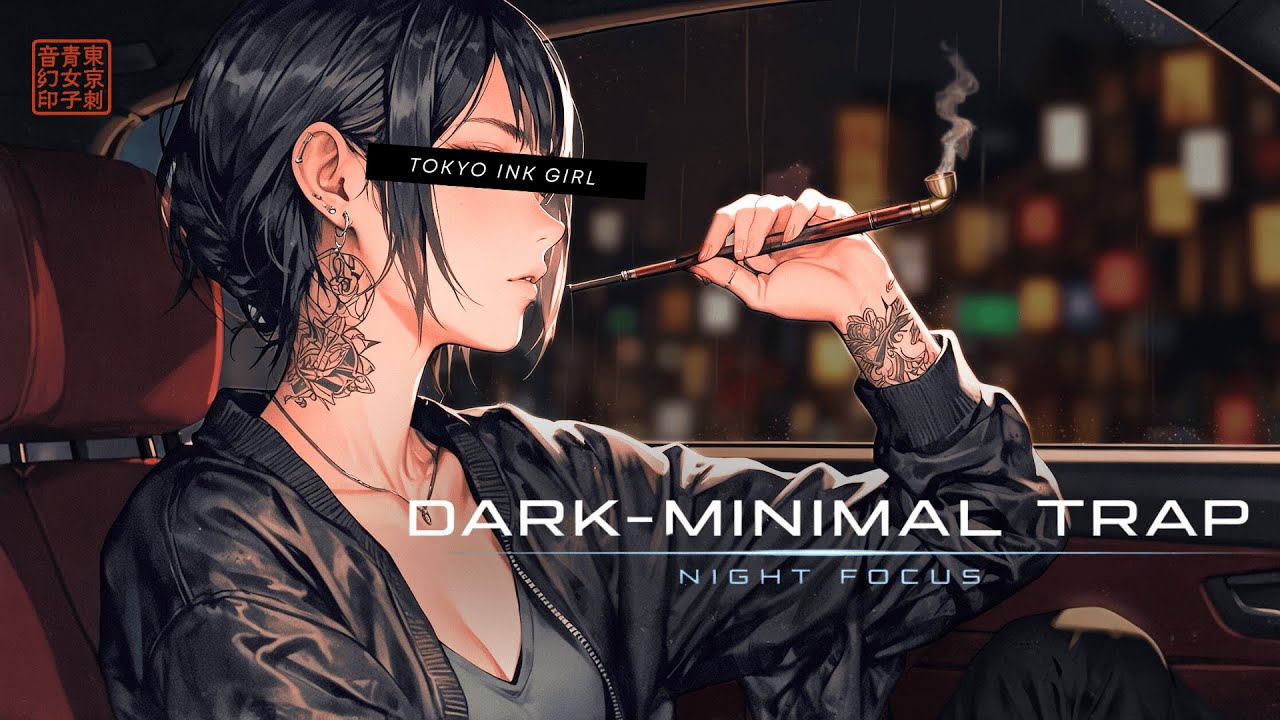 Japanese Dark-Minimal Trap &mdash; Rainy Car Ride in Tokyo &ndash; Night Focus
