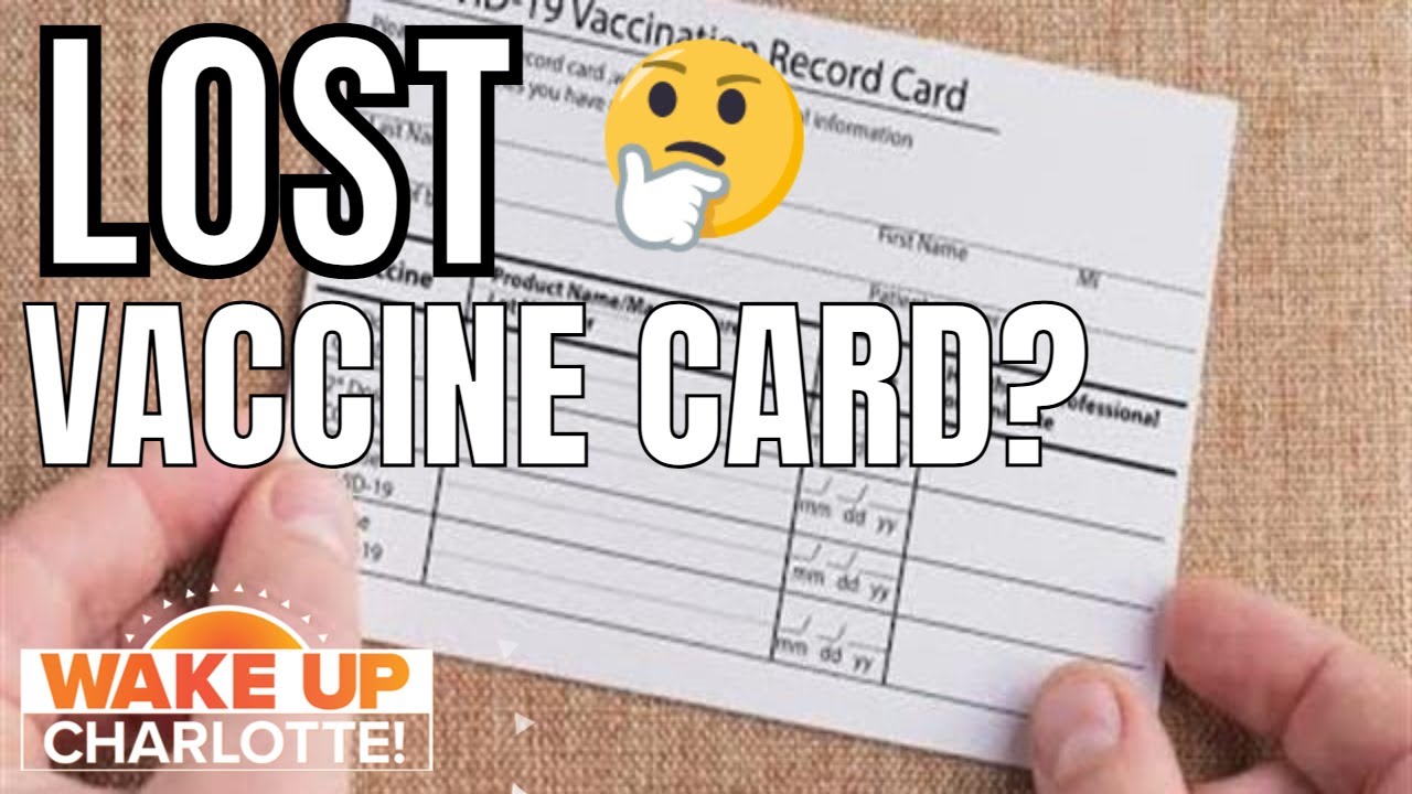 What should you do if you lose your COVID-19 vaccine card?