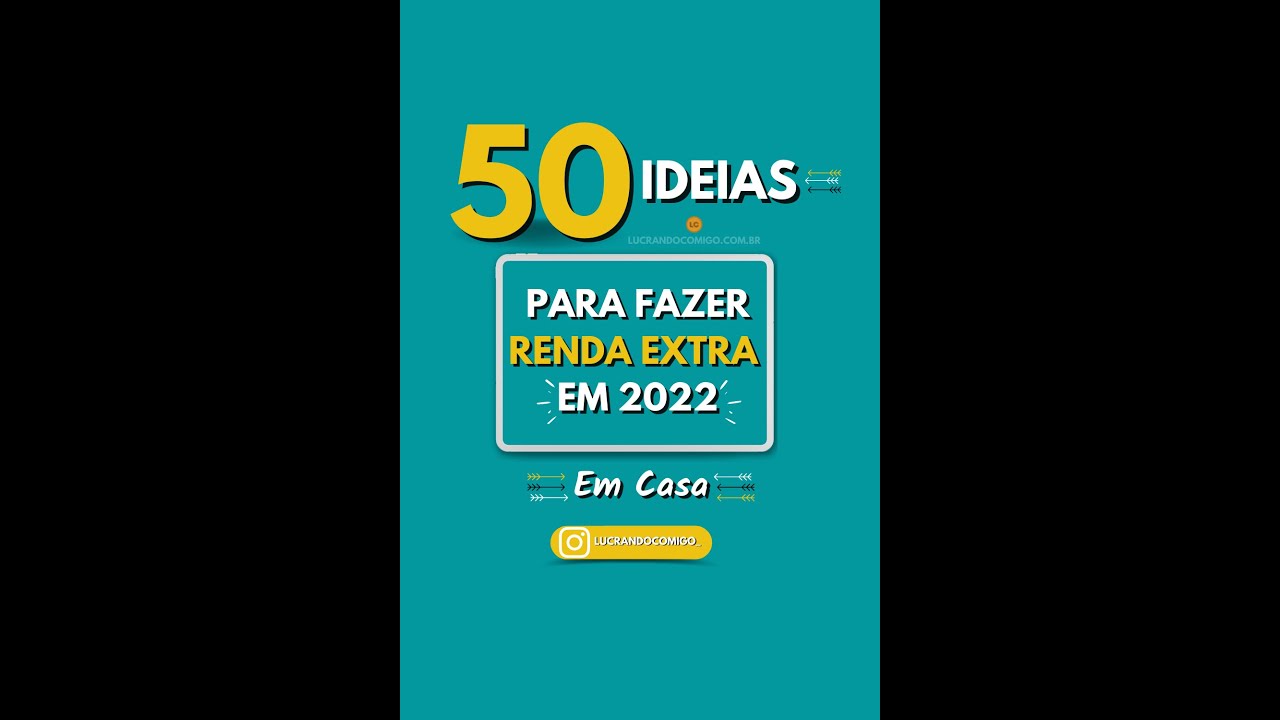 50 ideias de renda extra 2022