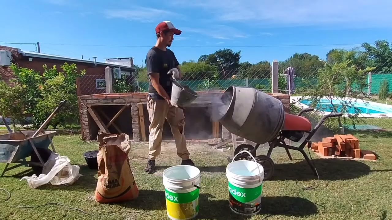 COMO HACER UN ASADOR DE LADRILLOS 