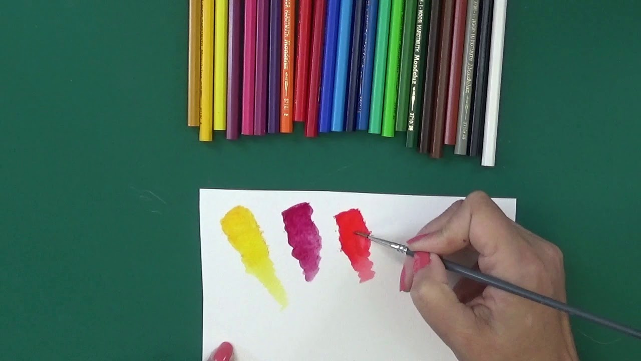 Koh-i-noor watercolour pencil review.