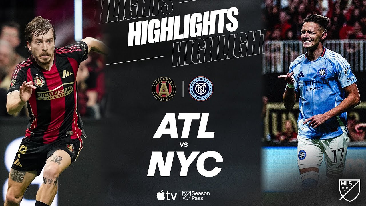 Atlanta United vs. New York City FC | Full Match Highlights | Wolf Brace!