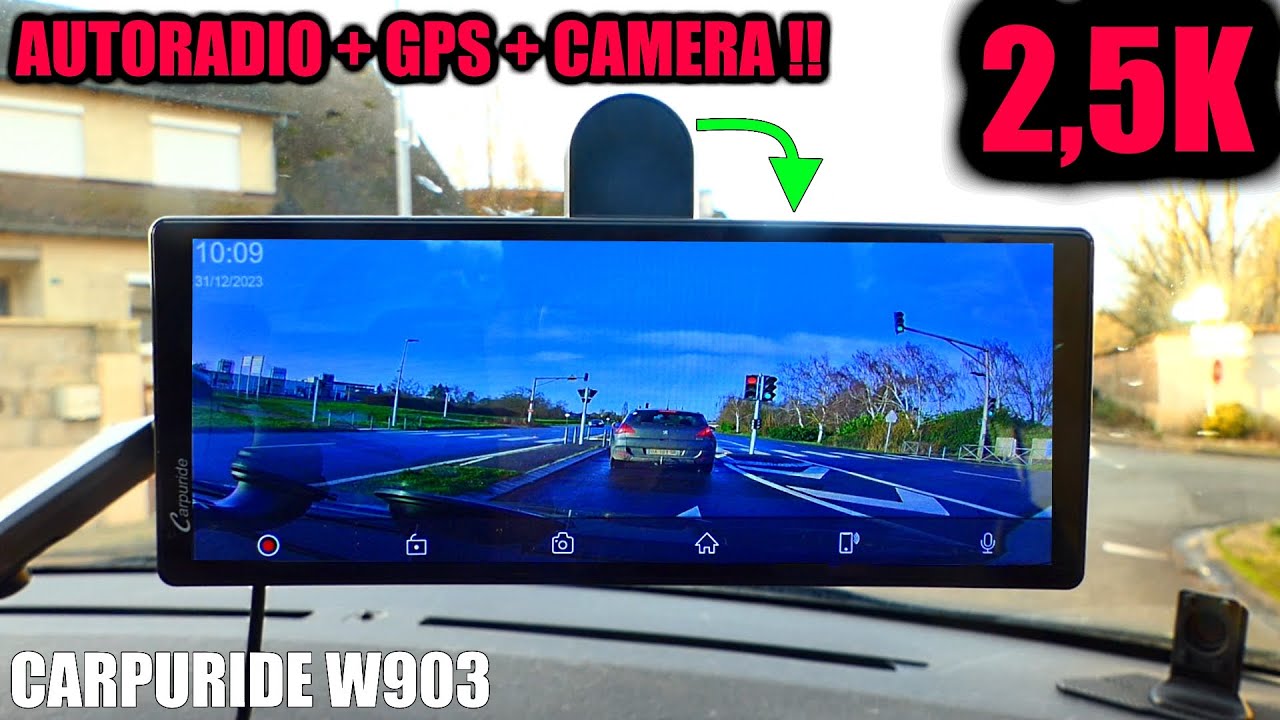 Я тестирую автомобильную магнитолу с КАМЕРОЙ 2,5K и GPS-навигацией Android Auto CARPURIDE W903.