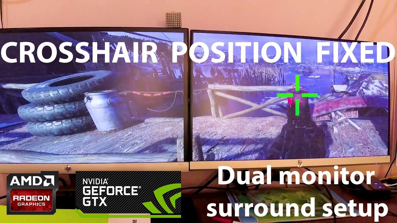 Dual monitor surround setup guide