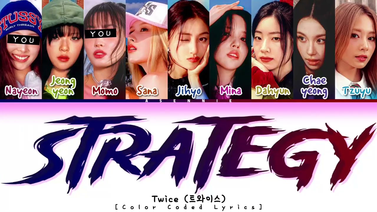 [KARAOKE] Twice - Strategy but you are Nayeon & Momo [Color Coded Lyrics]