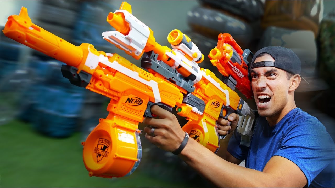 NERF Junkyard Build Your Weapon Challenge!