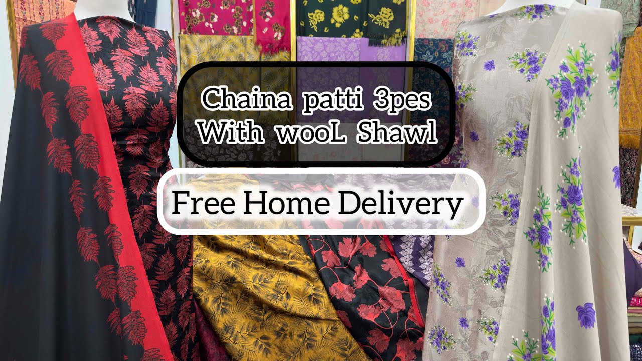 Low Price Chaina Patti Print Desaign Best Quality 3pc Collection &hellip;.
