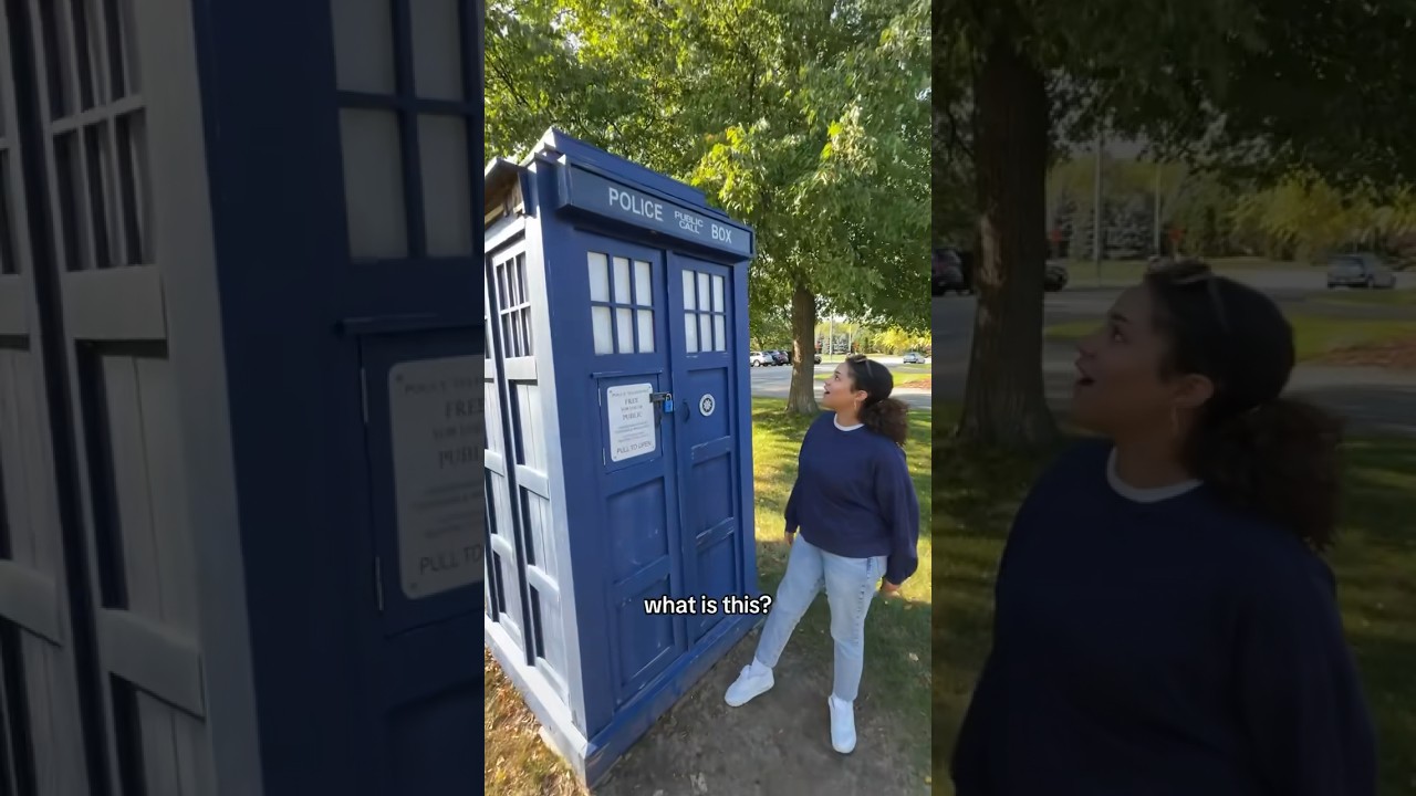 DR WHO TARDIS IN REAL LIFE! #geocache #geocaching #drwho