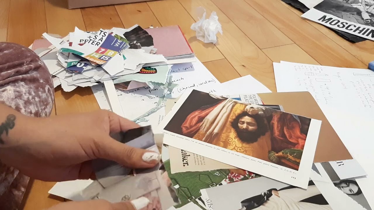Tearing/ripping papers