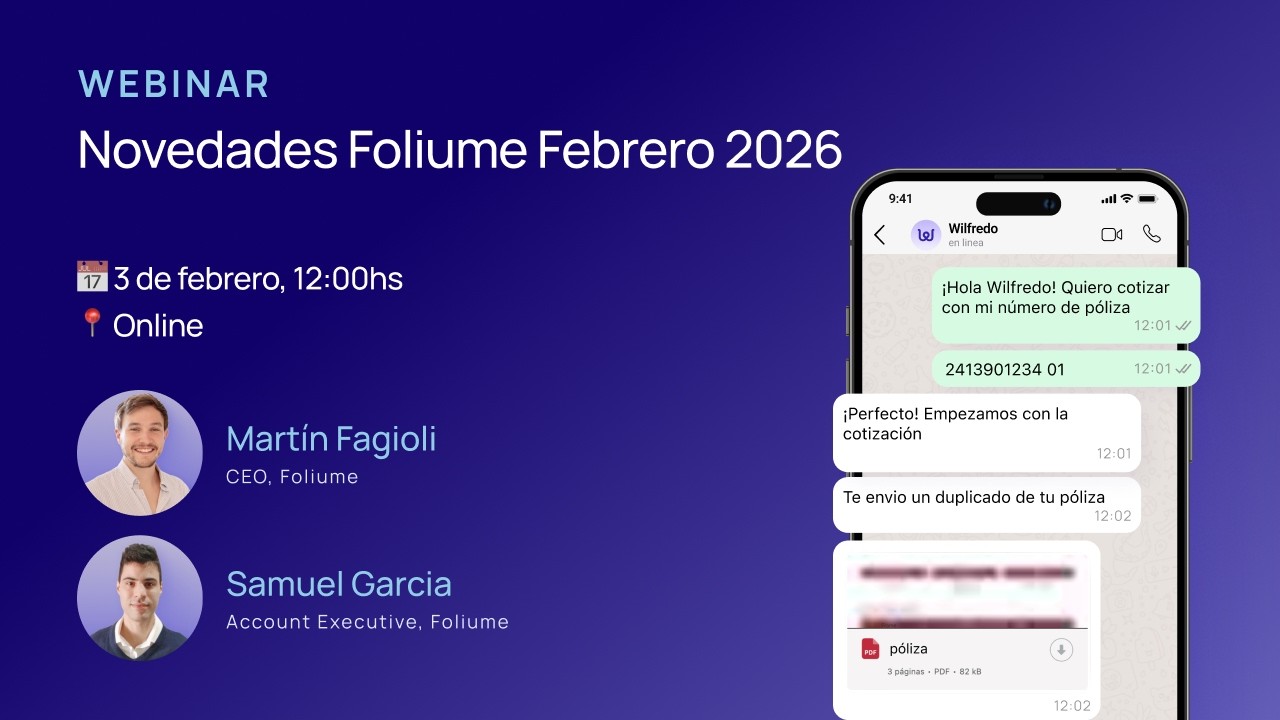 Webinar | Novedades Enero Foliume