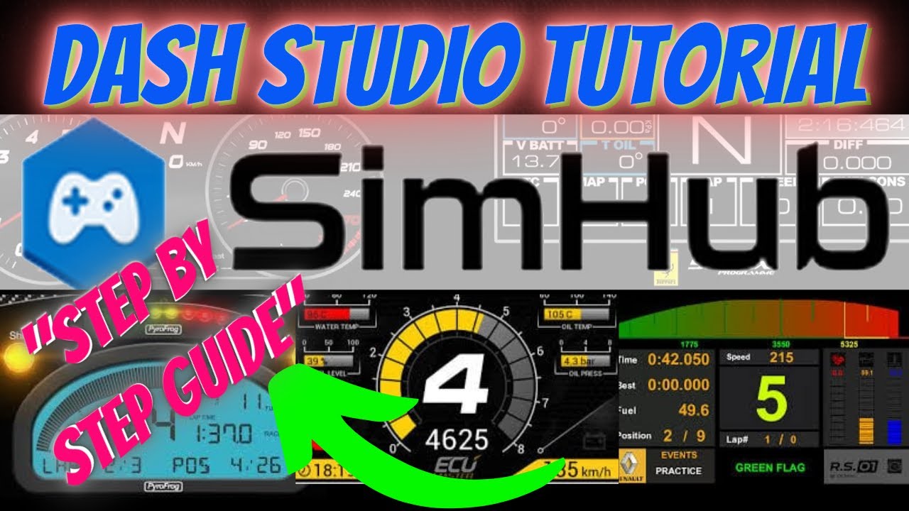 Simhub Dashstudio Tutorial Step By Step Guide