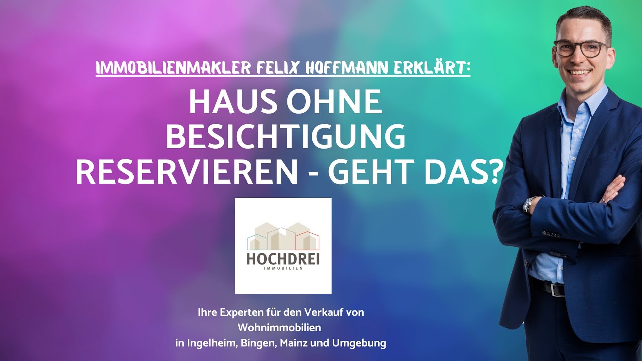 😶&zwj;🌫️🏡 Haus ohne Besichtigung reservieren? 🏡😶&zwj;🌫️