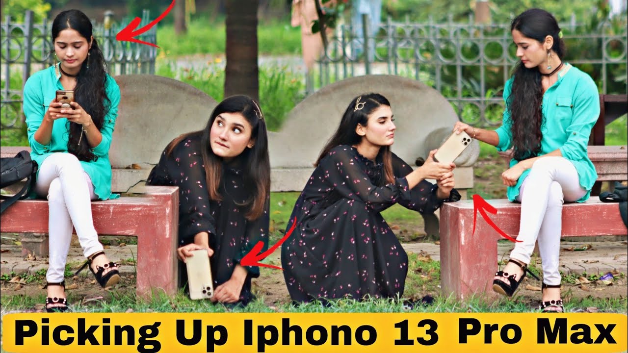 Picking Up Iphone 13 Pro Max In Front Of Girls@Crazy Comedy