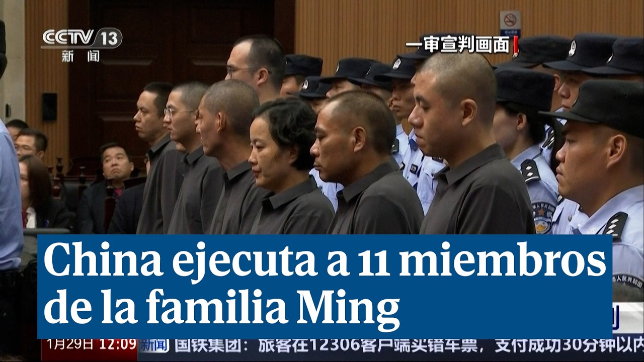 China ejecuta a 11 miembros del clan mafioso de la familia Ming