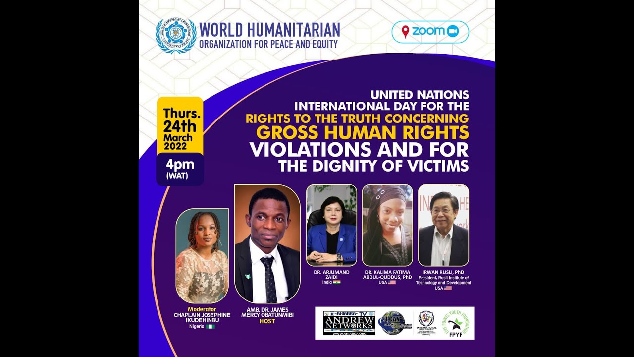 AHIABGA TV WHOPE Gross Human Rights Violations and for the Dignity of Victims v20220324