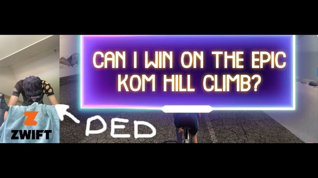 SUFFERING ON ZWIFT EPIC KOM Race: Zwift Hill Climb Racing Club - Week Four (A) on Big Loop