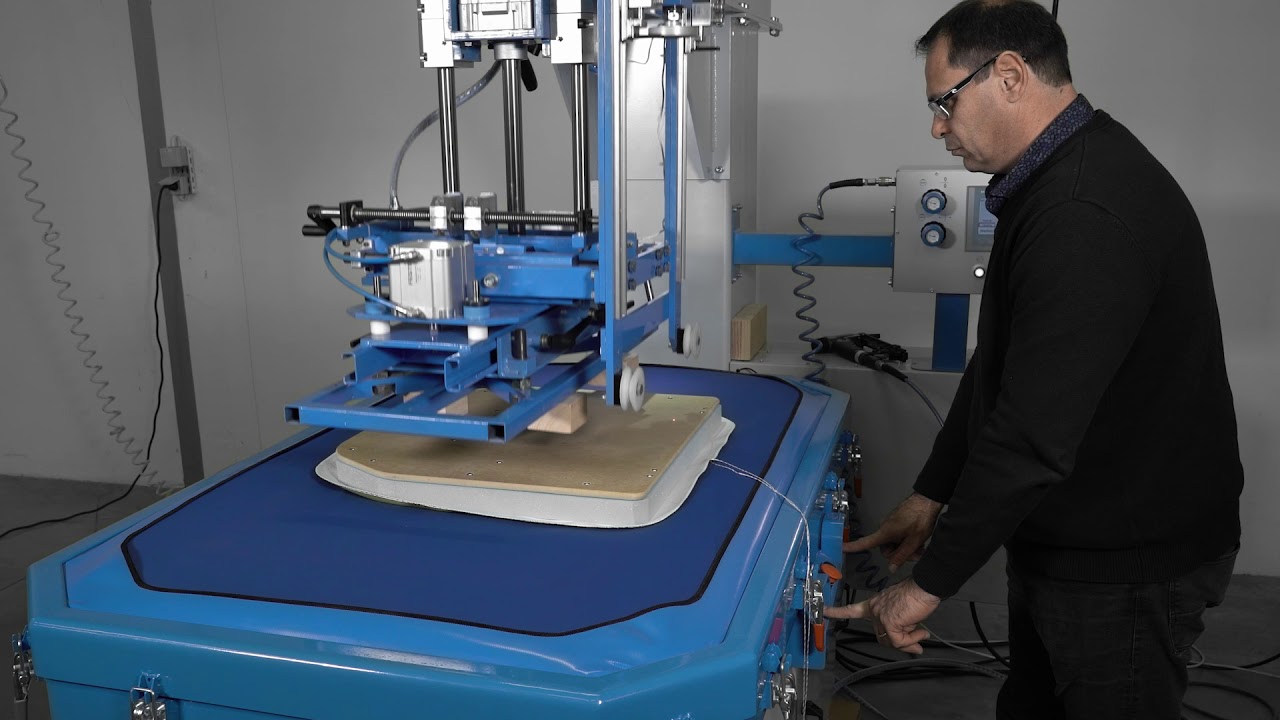 C-GEX UPHOLSTERY PRESS FOR MEDICAL EXAMINATION COUCHES