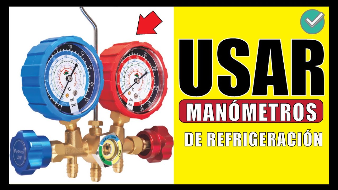 COMO USAR LOS MANOMETROS DE REFRIGERACION ✅