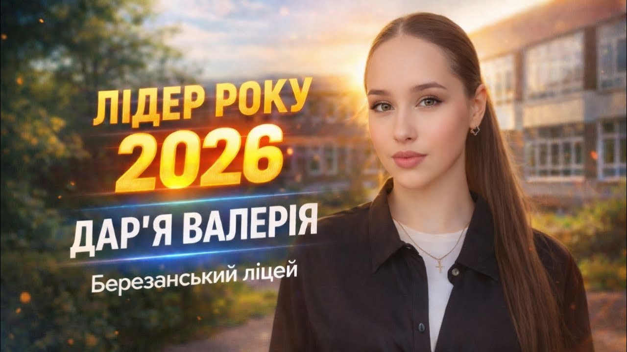 Конкурс «Лідер року 2026», Дарʼя Валерія, президент Березанського ліцею