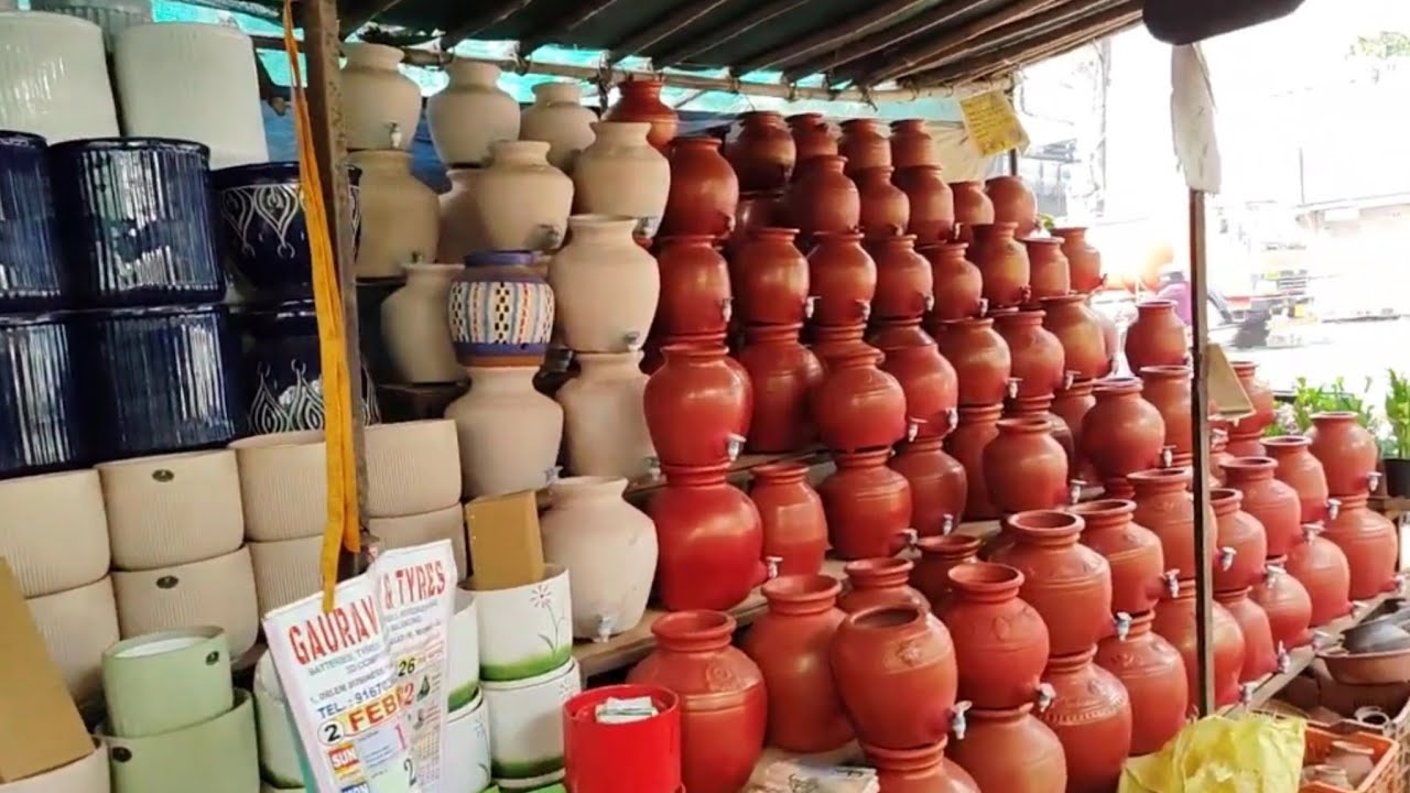 Mumbai malad kanchphata flowers pot whole sales#Videoviral#nice