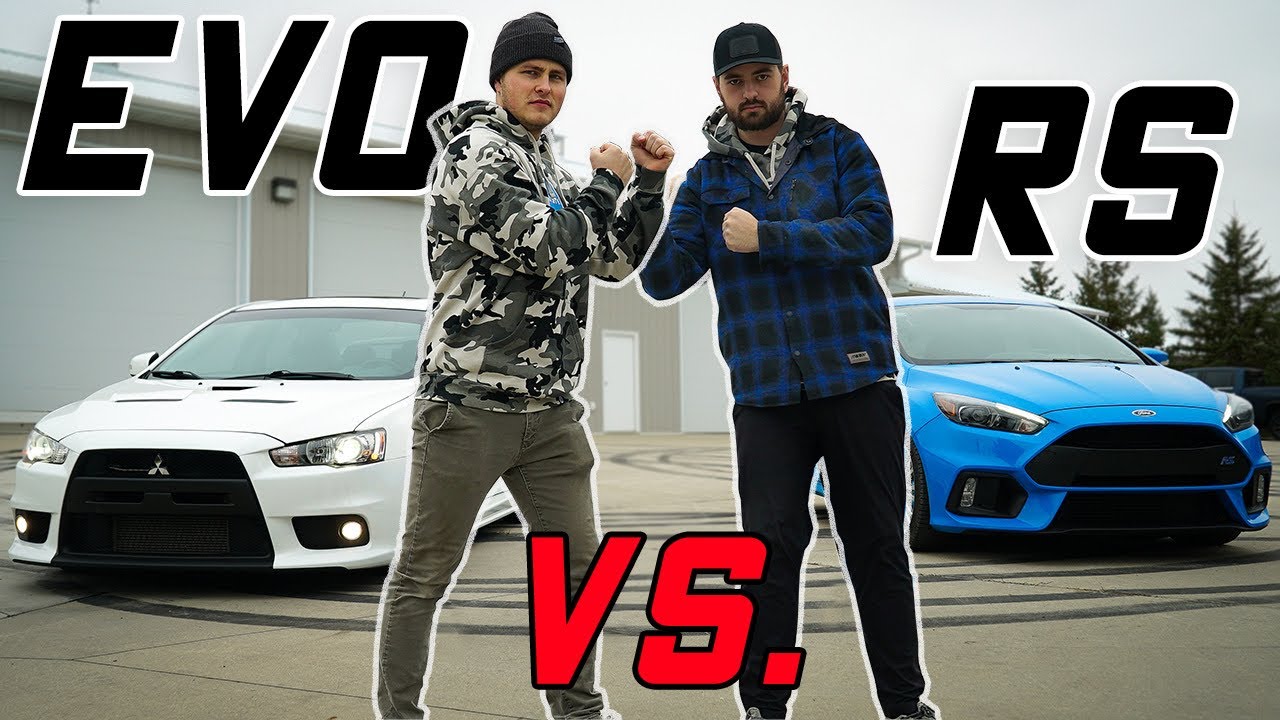 Cheating in a Street Race (Evo X vs. Focus RS)