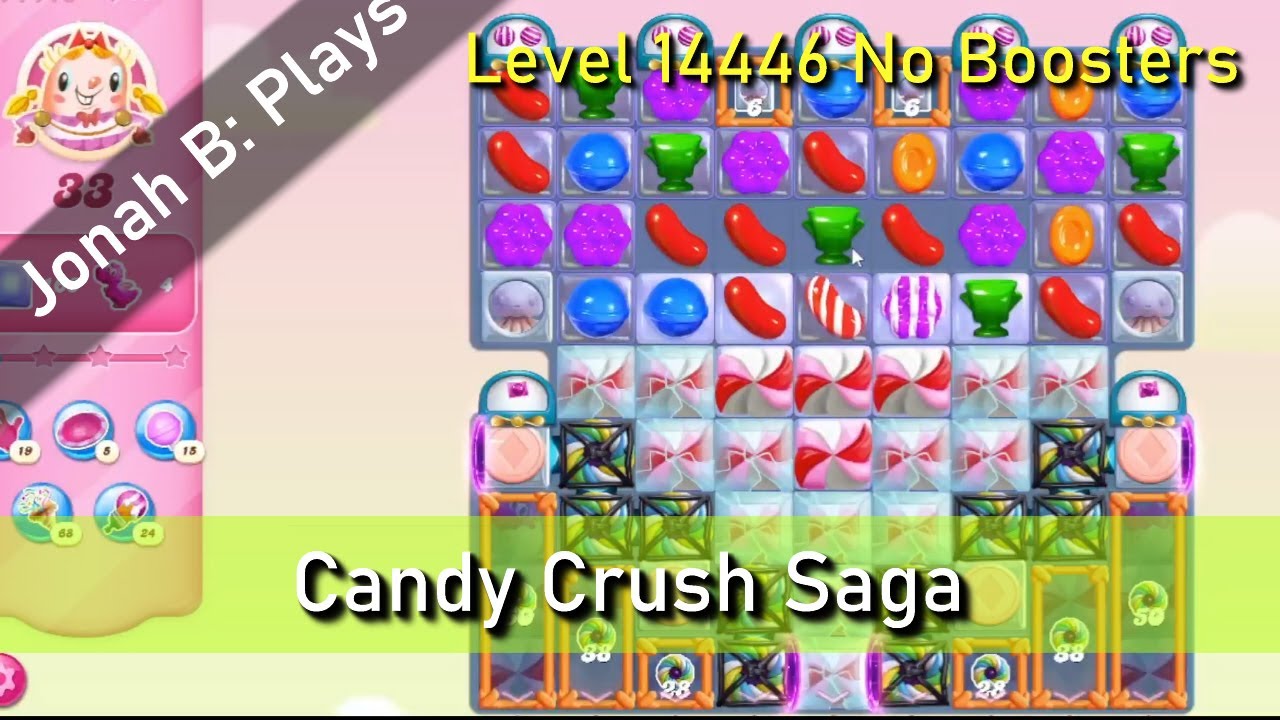 Candy Crush Saga Level 14446 No Boosters