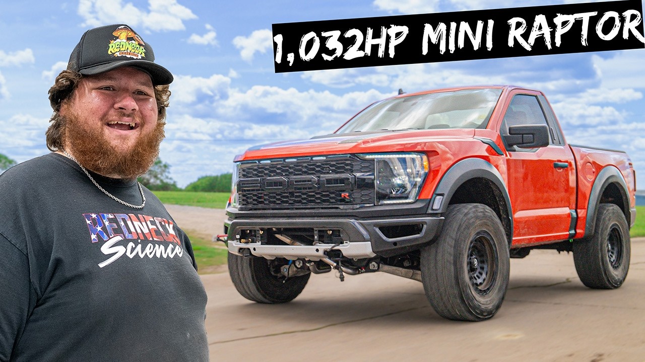I Twin-Turbo’d My Mini V8 Ford Raptor