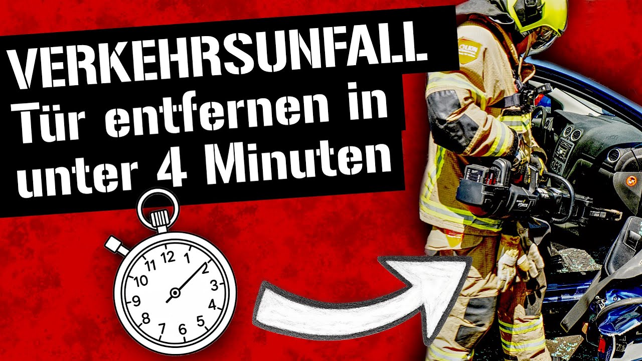 So entfernst Du die Fahrzeugtür in unter 4 Minuten - FEUERWEHRLEBEN vs. WEBER RESCUE Teil 3