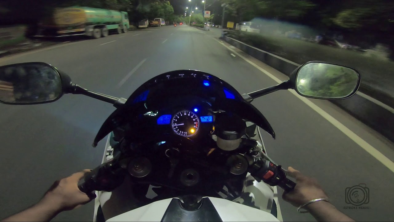 2007 YAMAHA R1 NIGHT RIDE | HQ AUDIO | TERMIGNONI | INDIA | CHENNAI