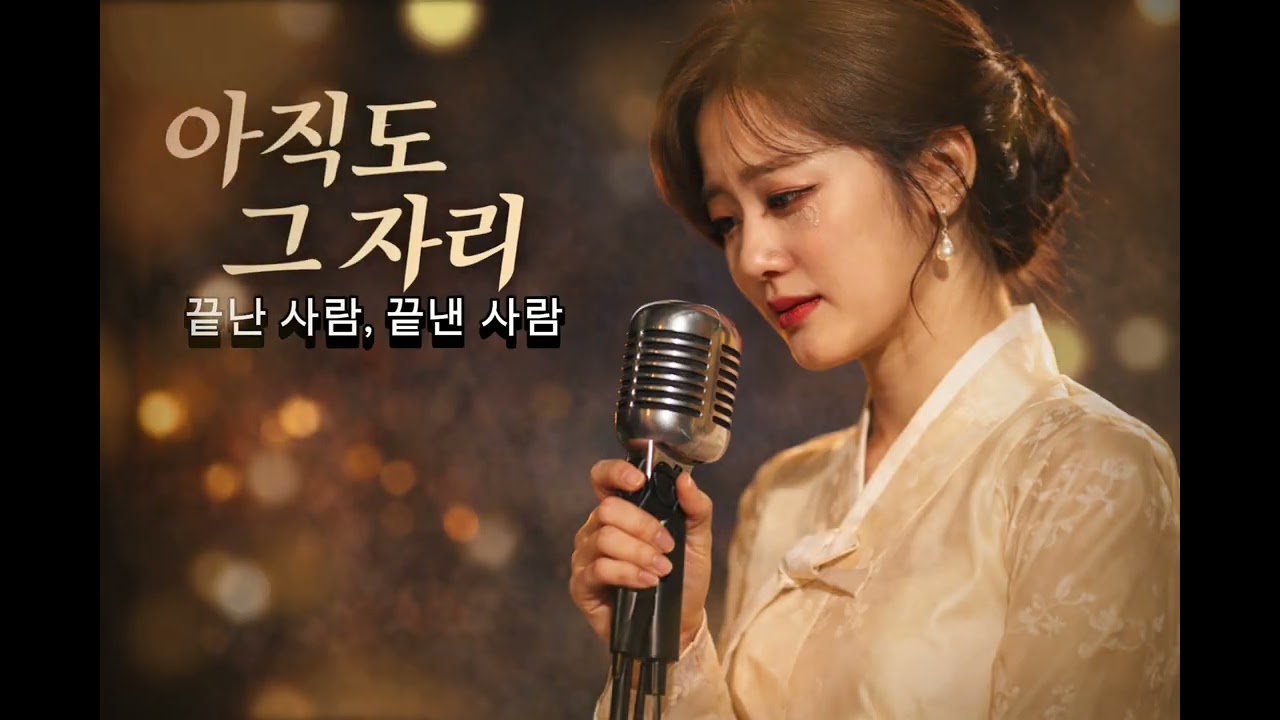[달빛가요방] 아직도 그 자리 |여성 감성 트로트 | 애절한 이별 노래  | AI MUSIC