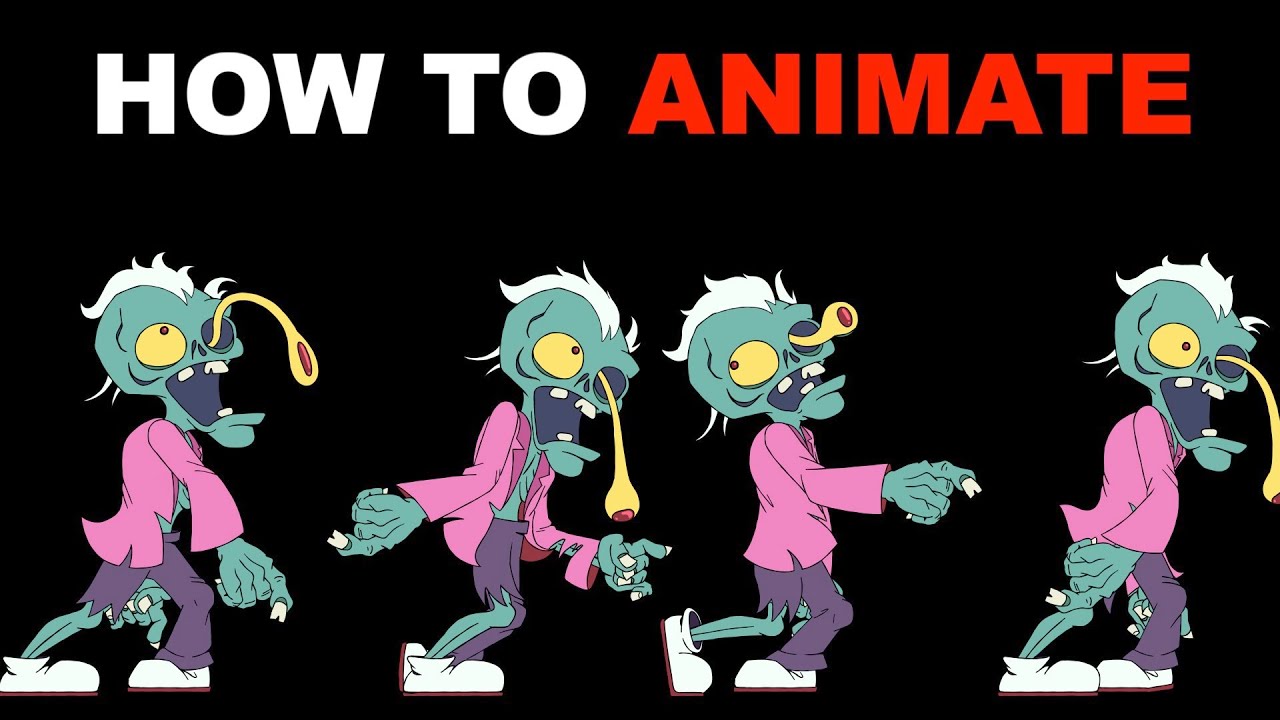 How To Animate Walk Cycles - Zombie Animation Tutorial