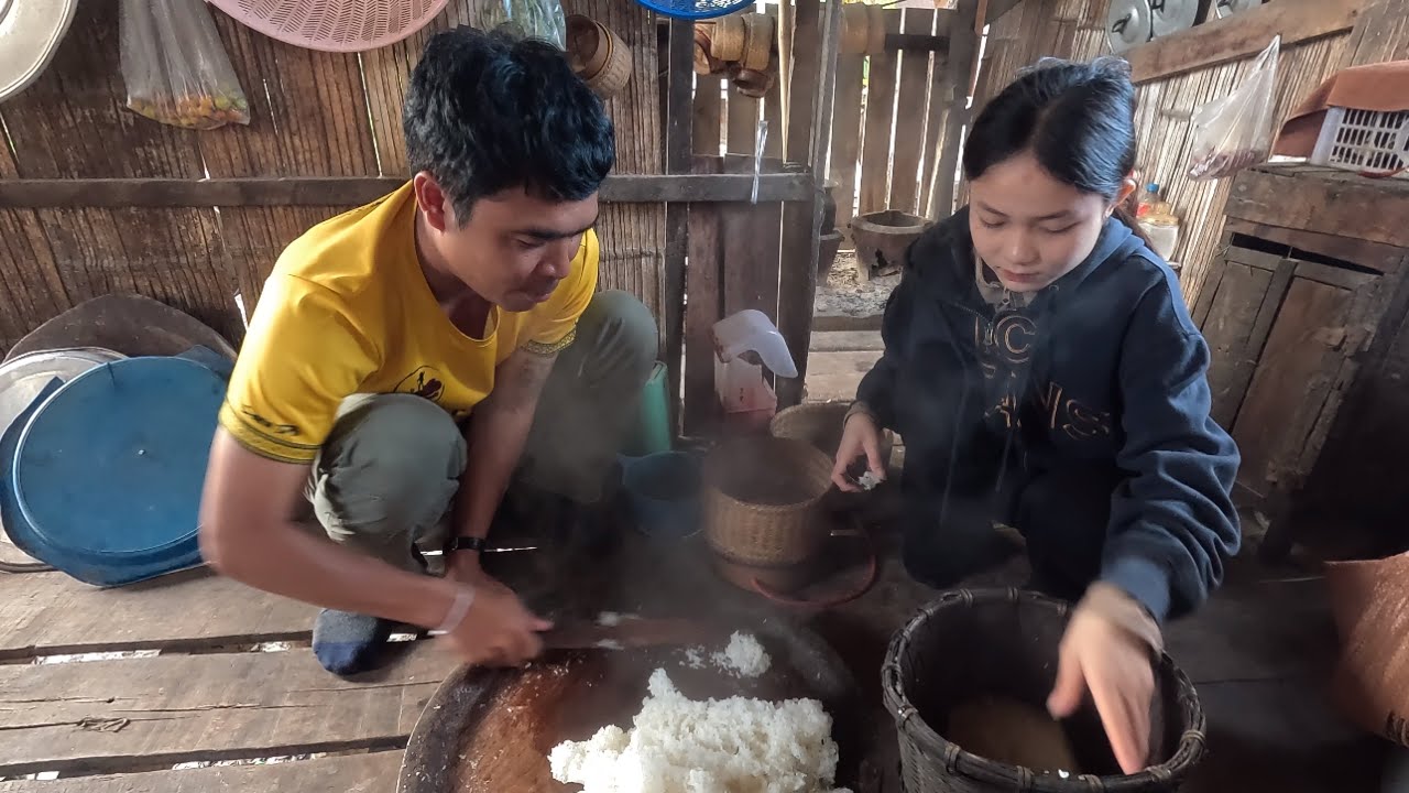 บ่าวนาย ไปนึ่งข้าวช่วยสาวลาว น้องหลิง สาวภูไท