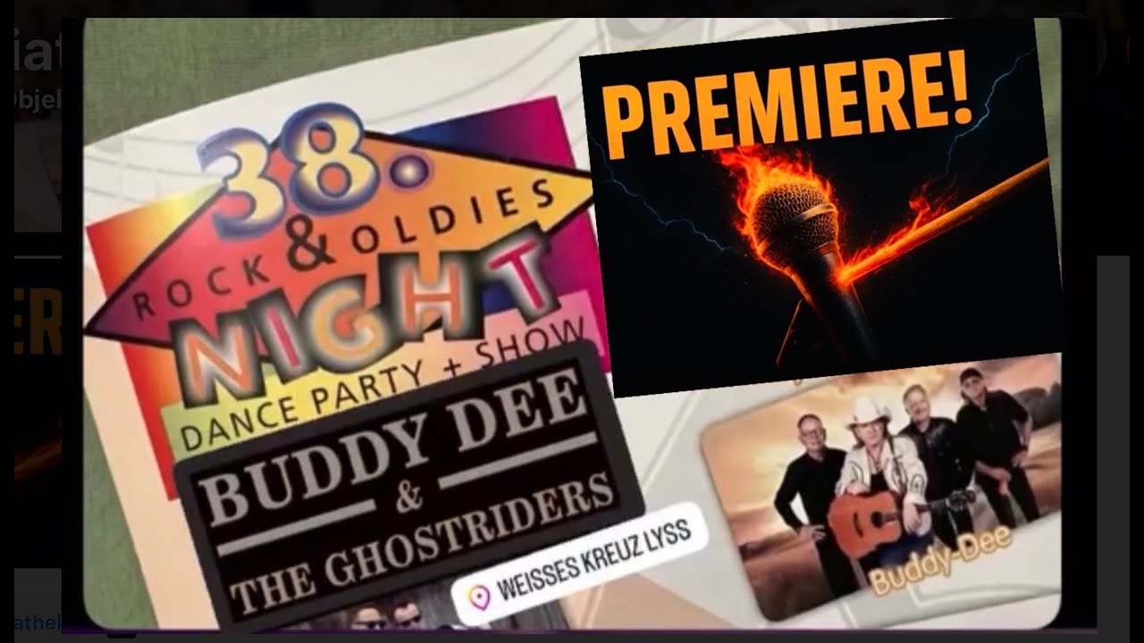 Buddy Dee & The Ghostriders - DRUM ON MIC PREMIERE Lyss 2025