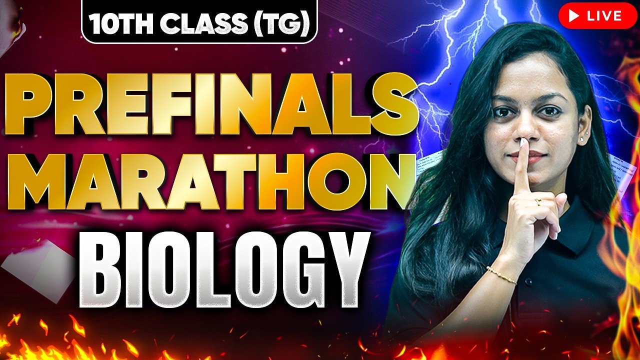 Most Important Questions & Tips | Biology | 10th Class | Prefinals Marathon | Telangana