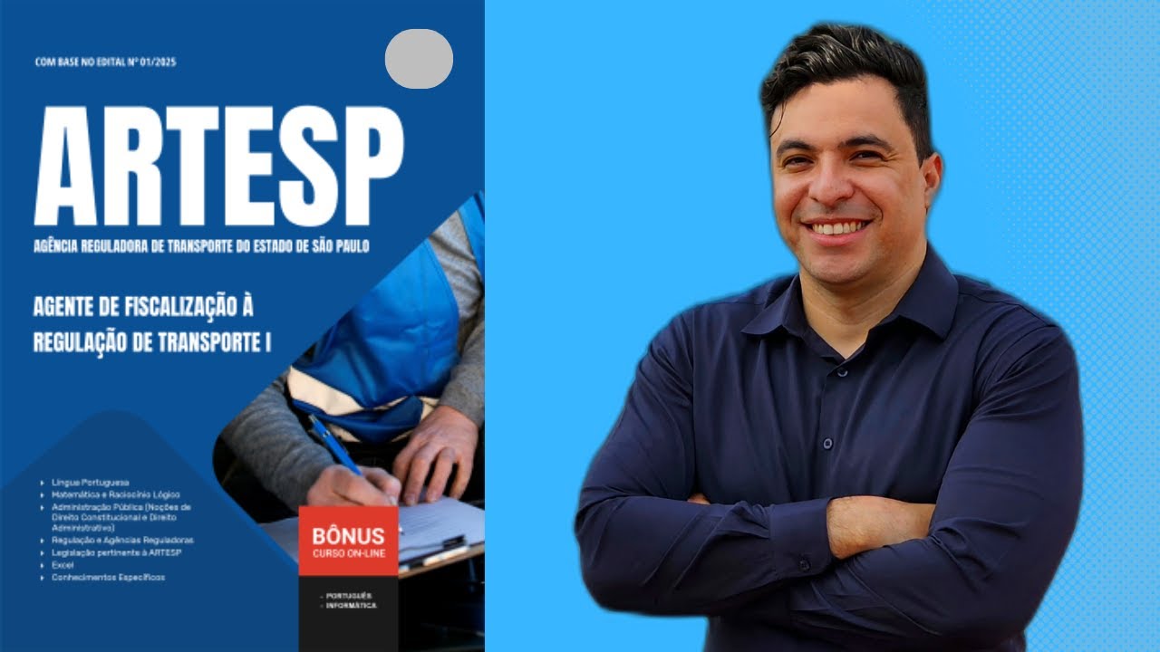 Apostila Concurso ARTESP 2025 - Agente de Fiscalização à Regulação de Transporte I