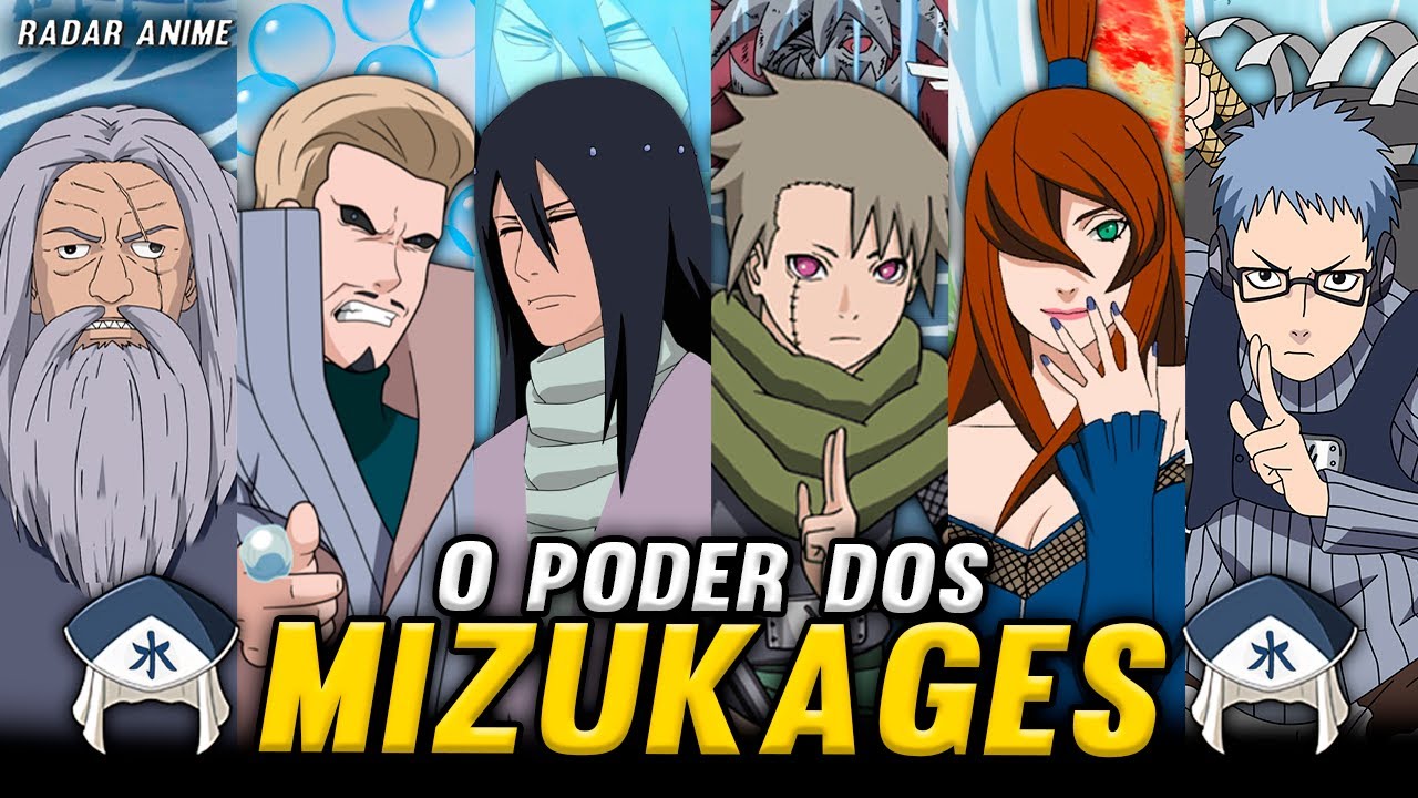 O PODER ESPECIAL DE CADA MIZUKAGE DA VILA DA NÉVOA