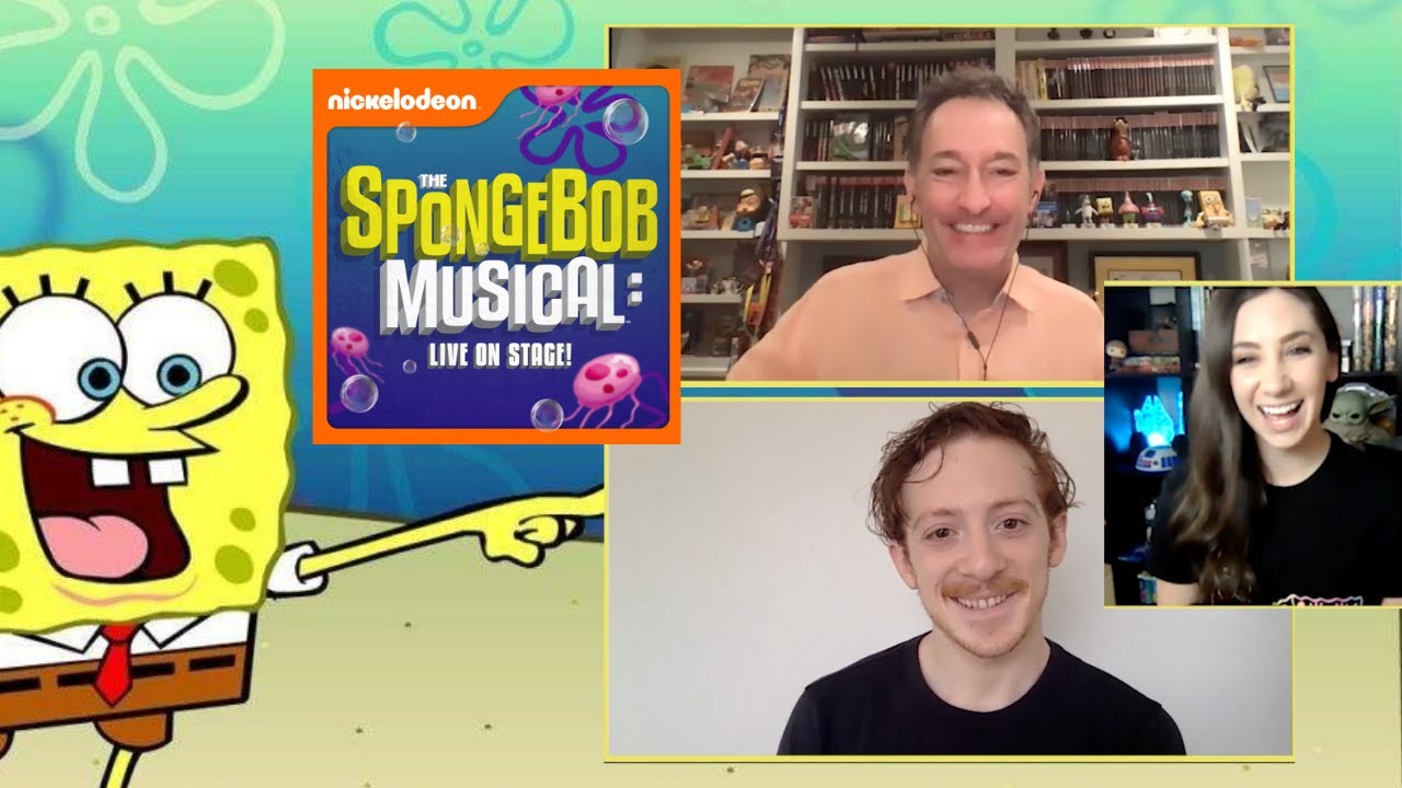 INTERVIEW WITH SPONGEBOB (x2)! Ethan Slater and Tom Kenny on The SpongeBob Musical: Live on Stage!
