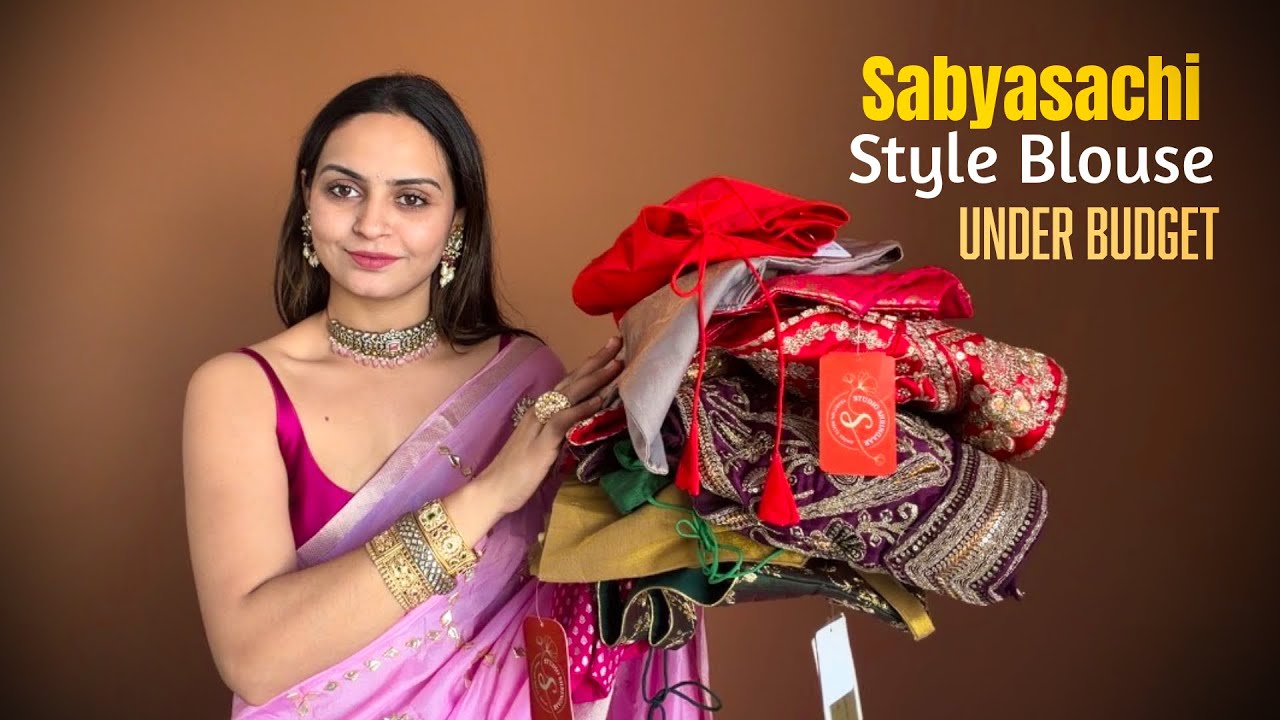 Sabyasachi Style Blouses Under Budget | AMAZON
