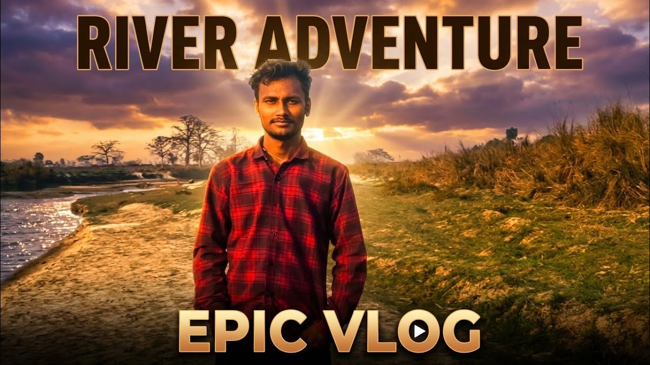 Life by the Dreamy Riverside 🌊✨ | Relaxing  Vibes  सपनों जैसी शांत नदी 🌿 | Relaxing दृश्य #dailyvlog