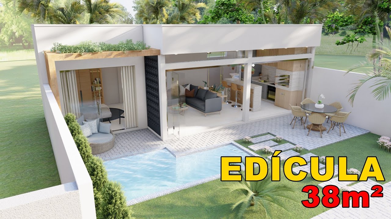 209 | Дом в стиле Edicule | 38,81 м² | С КОМНАТОЙ.